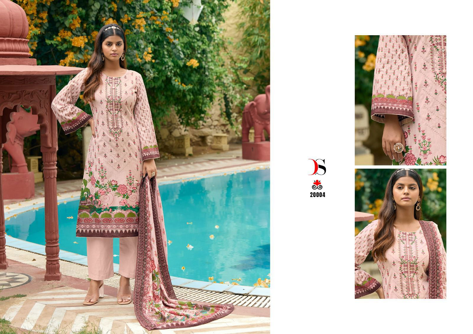 Bin Saeed Lawn Collection 2 By Deepsy Cotton Salwar Suits Catalog